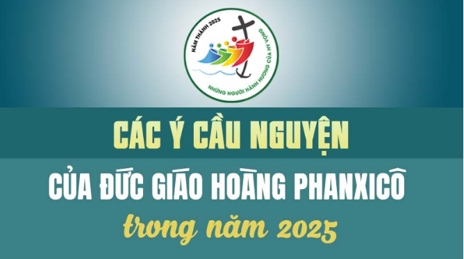 Ý cầu nguyện của Đức Thánh Cha Phanxicô trong năm 2025 và video hàng tháng