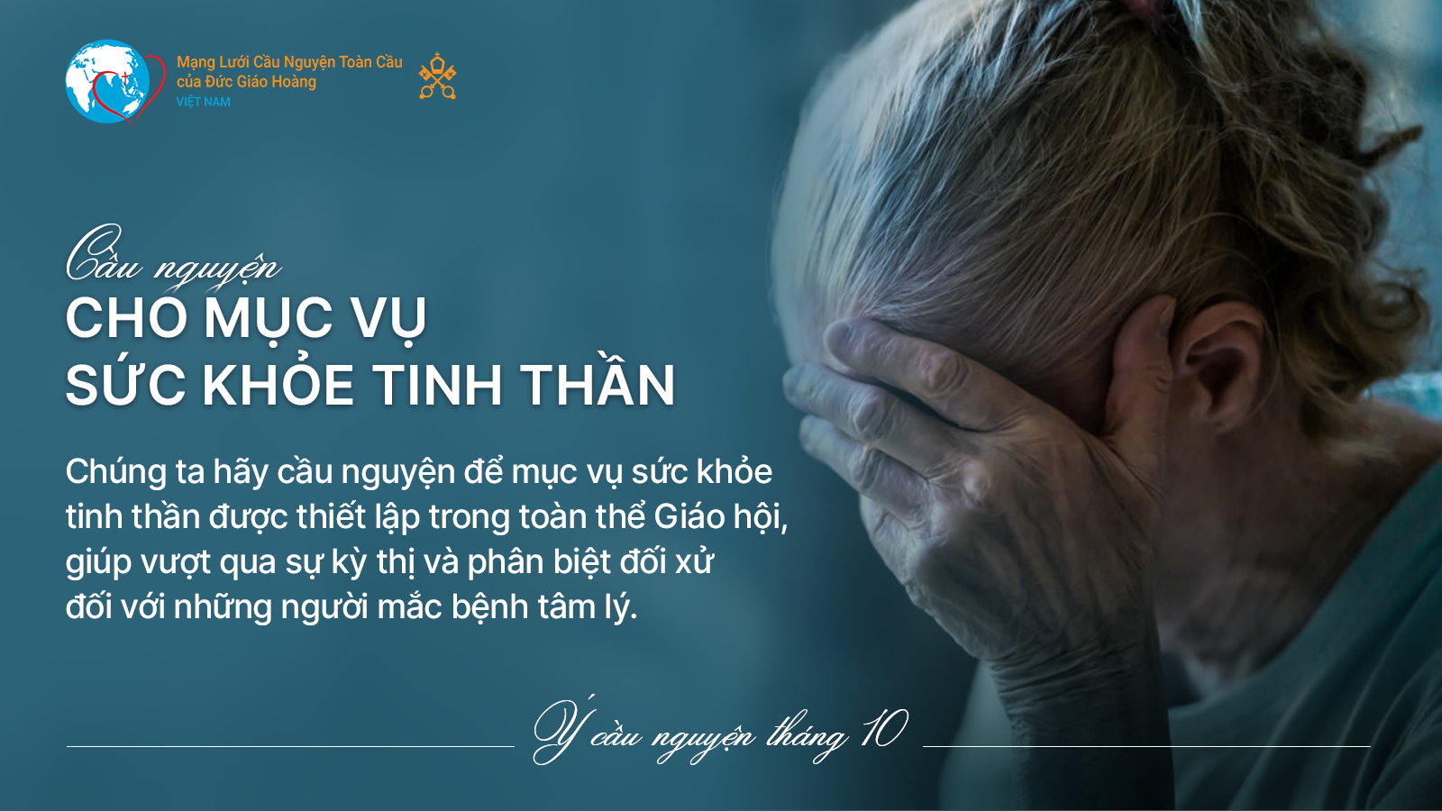 Ý cầu nguyện của Đức Giáo Hoàng tháng 10/2026: Cầu cho mục vụ sức khỏe tâm thần